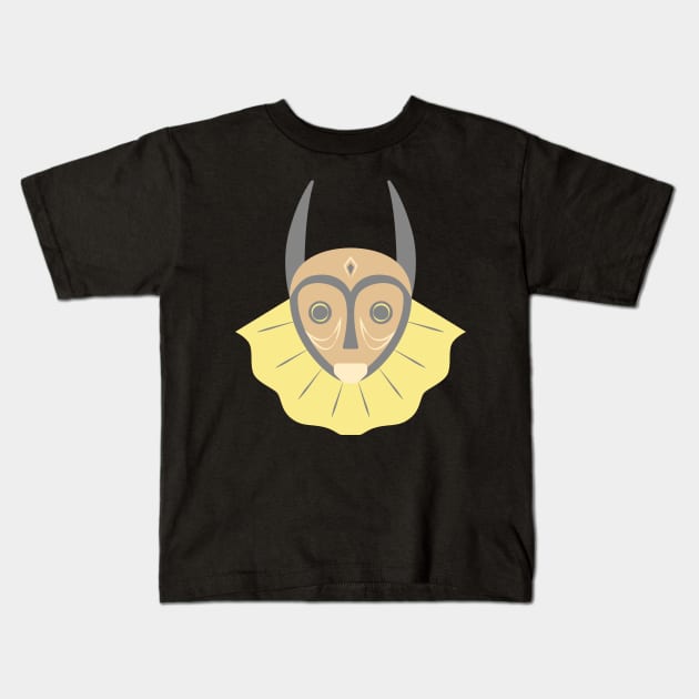 Festival Mask Kids T-Shirt by Javio